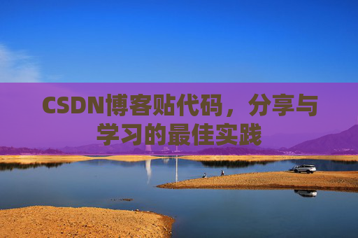 CSDN博客贴代码，分享与学习的最佳实践